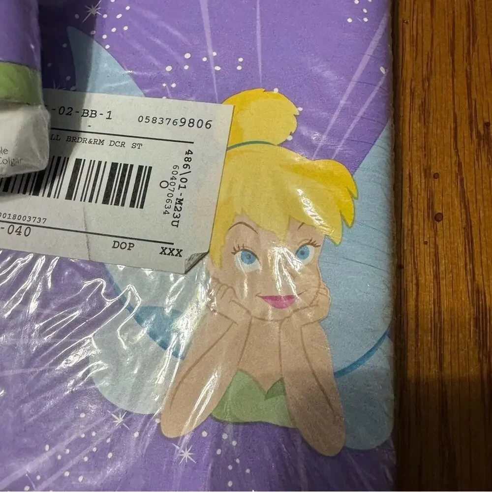 NEW Disney Tinkerbell Wallpaper Border LOT of 3 Pkgs Unopened PrePasted 15 Yards